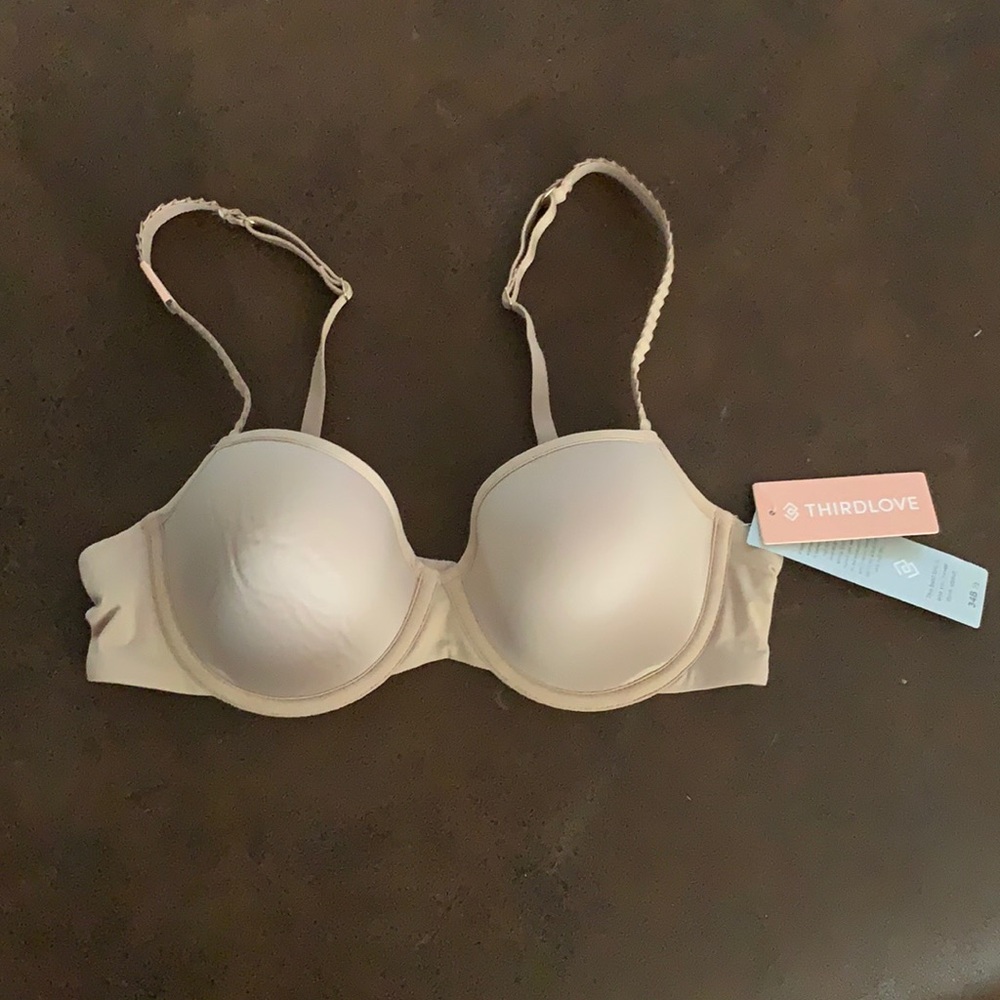 NWT THIRDLOVE T-Shirt Bra - taupe